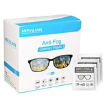 Anti Fog Glasses Wipes MOSSLIAN Lens Cleaning Wet Wipes for Smartphone, iPhone, Screens and Other Delicate Surfaces, Pack of 100