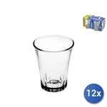 12x Paquets 4 Lunettes Verre Duralex Amalfi CL 7 Transparent