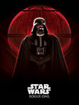 Star Wars Rogue One (Darth Vader & Death Star) 60 x 80 cm Toile Imprimée