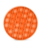 Pop It Fidget Toys Rund 3-Pack -  Orange (Färg: Orange)
