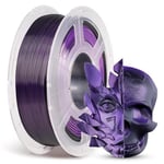 ANYCUBIC Filament PLA Soie pour Impression 3D, Filament PLA 1,75 mm pour Imprimante 3D FDM et Stylo 3D, Silk PLA 1kg, Noir Violet