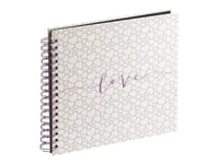 Hama Spiral Bound "Romance" - Album - 80 X 4X6 Tum (10X15 Cm) - Vit, Beige X 1