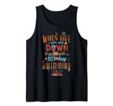 Disney Pixar Finding Dory Keep Swimming Life Quote Tank Top