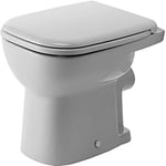 Wc À Poser, À Fond Plat, Sortie Arrière, Blanc Duravit