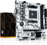 Carte Mère B450 Am4 (Ddr4 Max 64 Go, Nvme/Ngff M.2, Sata 3.0, Pcie 3.0, Usb 3.0, Gigabit-Lan, Vga Hdmi) Carte Mère De Jeu Pour Processeurs Amd Ryzen 1 À 5Ème Génération