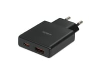 Ibox Wall Charger C-43 Slim Pd30w Usb A+C Black