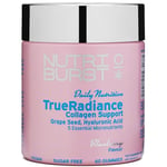 Nutriburst - TrueRadiance Collagen Support Gummies for Healthy Hair, Skin & Nails - Biotin (100µg), Hyaluronic Acid (50mg), Vitamin A (400µg) + Vitamin C (80mg) - 60 Gummies 1 Month Supply