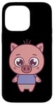 Coque pour iPhone 14 Pro Max Cute Piglet - Baby Pig - Classic