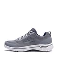 Skechers Men's Gowalk Arch Fit Athletic Workout Hiking Shoe with air-Cooled Foam Sneaker, Gray Navy 216116 Gynv, 7 UK