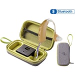 Appareil auditif Bluetooth rechargeable, amplificateur de son réglable, longue autonomie, couleur chair