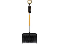 Fiskars 1057178, Snøskuffe, Metall, Sort, Oransje, Ergonomisk, 54,3 Cm, 1,57 Kg