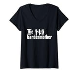 Womens Funny Gardening Mom: Perfect for Gardeners Mother’s Day V-Neck T-Shirt