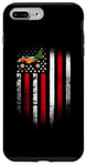 iPhone 7 Plus/8 Plus Merry Christmas USA American Flag Patriotic Monster Truck Case