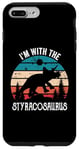 iPhone 7 Plus/8 Plus I'm With The Dinosaur Styracosaurus, Retro Dino Gifts Kids Case