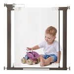 Fred Safety Pressure Fit Acrylic Clear-View Baby Safety Gate | Extendable Stair