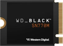 WD_BLACK SN770M 2 to M.2 2230 NVMe SSD pour appareils de Jeu Portables, avec PCIe Gen 4.0, jusqu'à 5150MB/s, TLC 3D NAND, Idéal pour ASUS ROG Ally, Steam Deck and Microsoft Surface