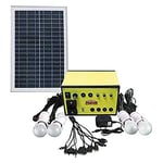 Mauk 1611 Kit d'éclairage à panneau solaire 15 W