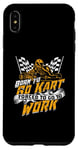 Coque pour iPhone XS Max Courses de karting Go Karting Go Kart Racer Go Kart Racing Go Kart