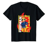 Youth Fireman Sam T-Shirt, Official, Fire, Multiple Colours T-Shirt