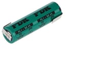 Fdk Battery AA 1.2V / 1650mAh HR-AAU Ni-MH / Industry / Soldering Lug Z Shape