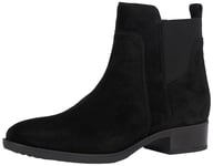 Geox Femme D Felicity Bottines à la Cheville, Noir, 39.5 EU