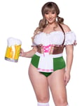 Oktoberfest Bodysuit til Dame - Store Størrelser