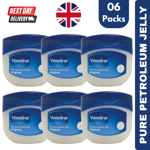 6x Vaseline Original Pure Petroleum Jelly Body Care Protectant Skin Cream 250ml