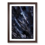 Big Box Art Wild Ways in Abstract Framed Wall Art Picture Print Ready to Hang, Walnut A2 (62 x 45 cm)