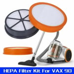 Type 90 Hepa Filter Kit For Vax Air Stretch Pet Plus U85-as-ppe Vacuum Cleaner