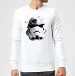 Sweat Homme Command Stormtrooper Étoile de la Mort Star Wars Classic - Blanc - L