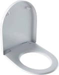 Geberit Siège de WC Icon WC avec Couvercle Blanc, avec mécanisme de Fermeture Rapide et de Fermeture en Douceur - 500.670.01.1
