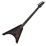 Harlem V Bass Guitar by Gear4music Trans Black