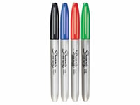 Sharpie Fine Tip Permanent Marker Assorted (Pack of 4)