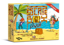 Asmodee - Escape Box: Pirates - Jeu Amusant en boîte pour Organiser Une Chasse au trésor, 2-5 Joueurs, 7-12 Ans, édition en Italien