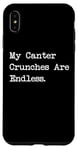 Coque pour iPhone XS Max My Canter Crunches Are Endless Funny Equestrian Snack Humour