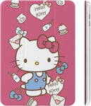 Hello Kitty Rose Coque Pour Ipad 2020 Matériau Tpu Antichoc Réglage Automatique De L'angle De Veille/Réveil Mignonne Housse De Protection Transparente 10.2in