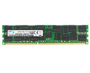 16GB DDR3 1x16GB Samsung RDIMM 2Rx4 ECC PC3-14900R 1866MHz Dual Rank x4 RAM Minne