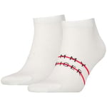 Chaussettes Tommy Hilfiger  Sneaker Two Pack Socks White