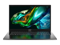 Acer Aspire 5 17 A517-58M - Intel Core i7 - 1355U / jusqu'à 5 GHz - Win 11 Home - Carte graphique Intel Iris Xe - 32 Go RAM - 1.024 To SSD NVMe - 17.3" IPS 1920 x 1080 (Full HD) - Wi-Fi 6E - gris acier - clavier : Français