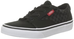 Vans Y Kress Vl, Basket mode garçon - Noir (Sketch Check), 31 EU (13.5 US)