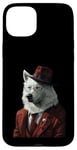 iPhone 15 Plus Samoyed Dog Suit Case