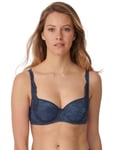 Triumph Amourette Charm Bra Underwired Lightly Padded Bras 10201686 Blue Nights