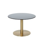 Tom Dixon - Flash Table Circle Brass - Sidebord - Gull - Metall