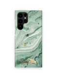 iDeal Printed Mobilskal Galaxy S22U Mint Swirl Marble