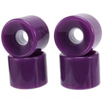 4Pcs/Set 60X51Mm Cruiser Skateboard Wheels PU Wheels Long Board Cruiser Wheels, Violet