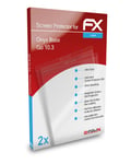 atFoliX 2x Screen Protection Film for Onyx Boox Go 10.3 Screen Protector clear