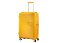 American Tourister Soundbox, Spinner, Gul, Golden Yellow, Polypropylen (Pp), 4 Hjul, Spinner-Hjul