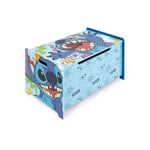 Banc coffre à jouets en bois 62.5x40x37cm de Lilo & Stitch