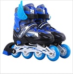 Skates Adjustable Inline Skates Fun Roller Blades for Kids Beginner Roller Skates for Girls Men and Ladies (Color : R, Size : 39)