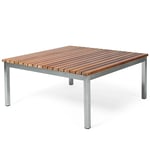 Häringe soffbord stål/teak 85x85 cm